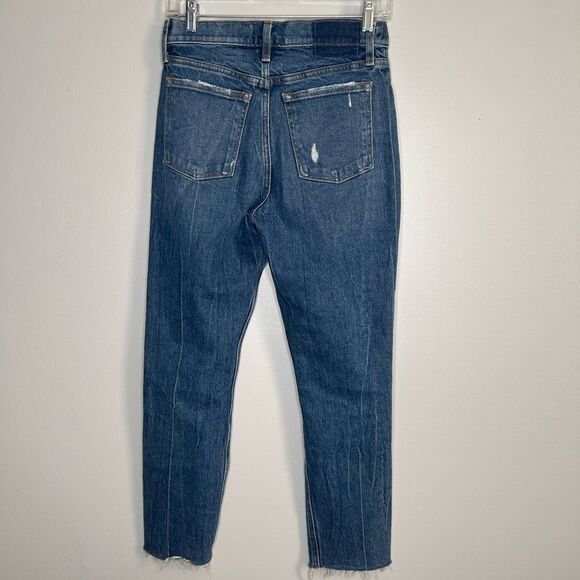 Abercrombie & Fitch High Rise Mom jeans Raw Hem - Picture 3 of 5